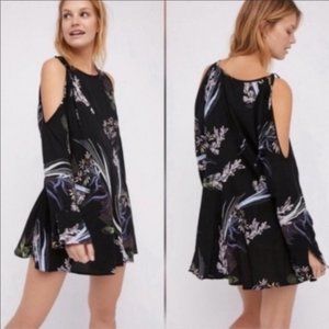 Free People Clear Skies Tunic Size XS in Black